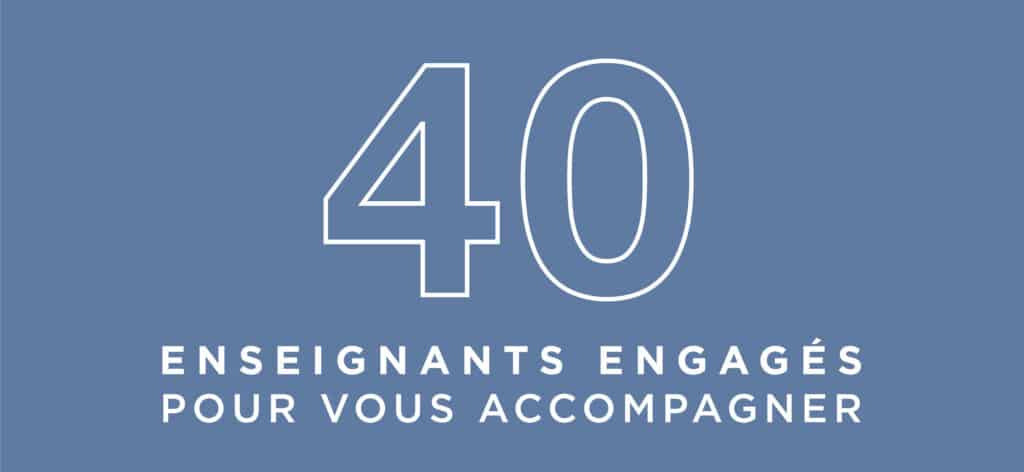 CHIFFRES 40 ENSEIGNANTS